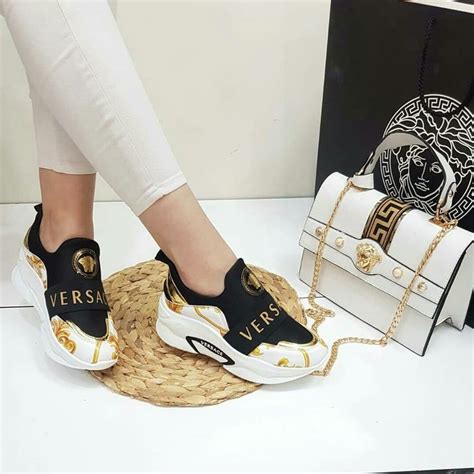 versace keira sneakers|versace shoes for women.